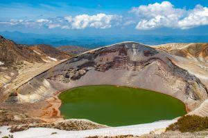 Mount Zaō and Okama Crater