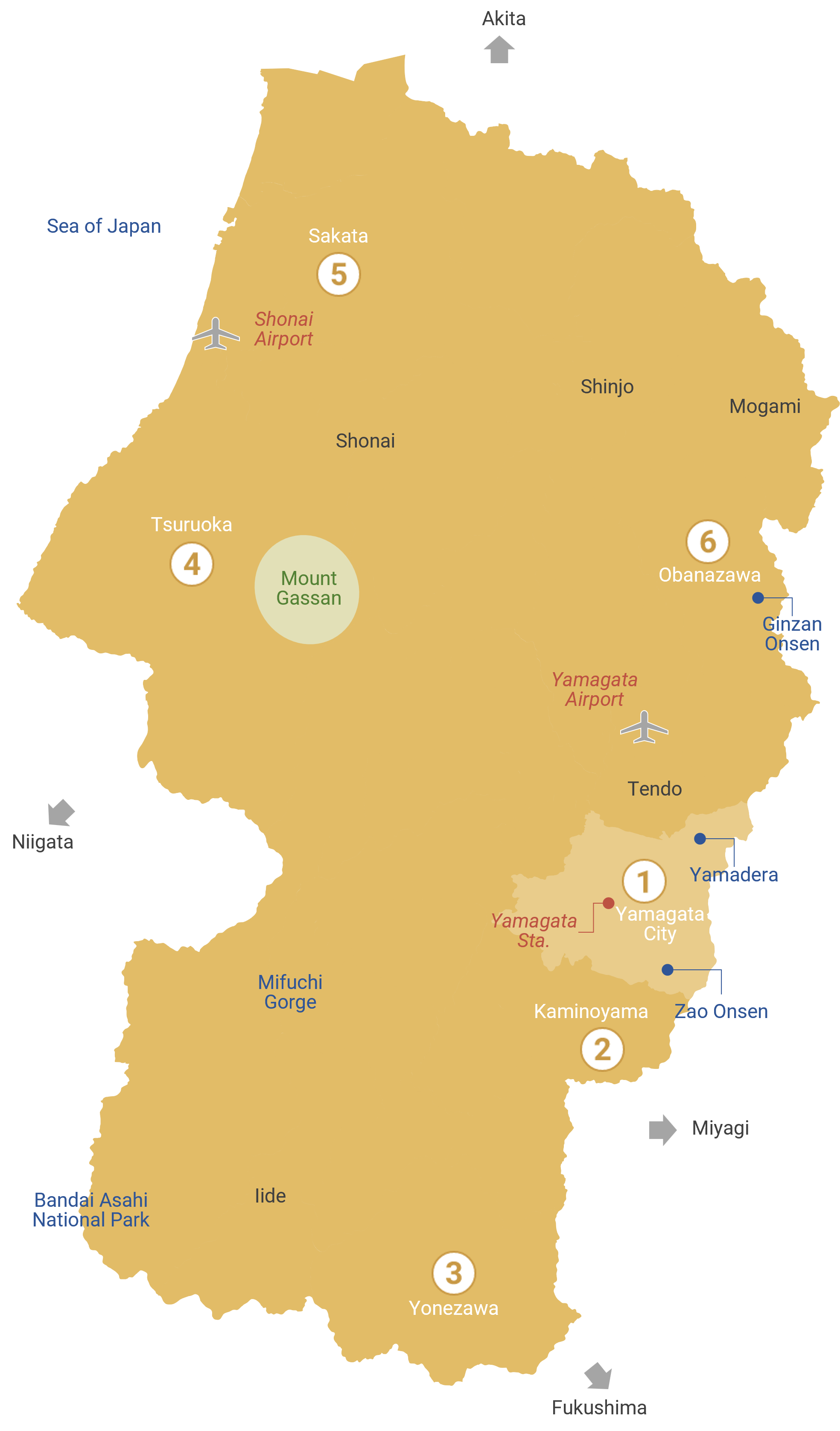 Yamagata map